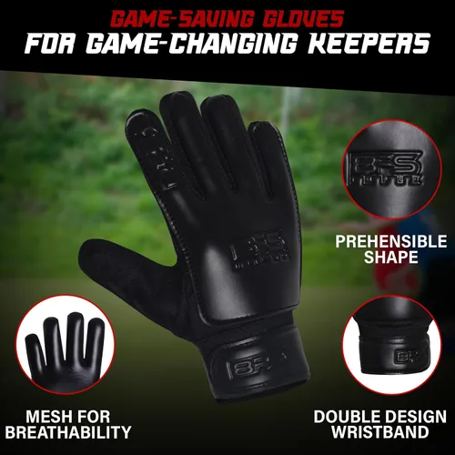 Miniatura 2 de Guantes de portero de fútbol para niños, guantes de portero de fútbol juvenil para niños, jóvenes y niños con palma de látex antideslizante fuerte
