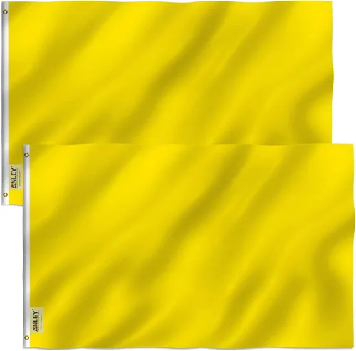 Miniatura 7 de Anley Fly Breeze - Bandera naranja sólida de 3 x 5 pies, color vivo y a prueba de decoloración, cabecera de lona y doble costura, banderas naranjas