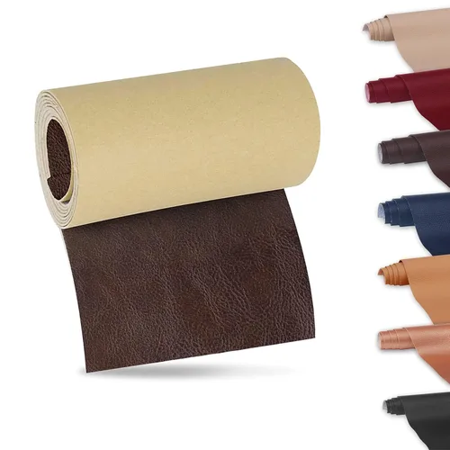 Miniatura 11 de Parche adhesivo de reparación de cuero, parche adhesivo de cuero de 20 x 54 pulgadas para sofás, asientos de automóvil, bolsos, chaquetas, parche