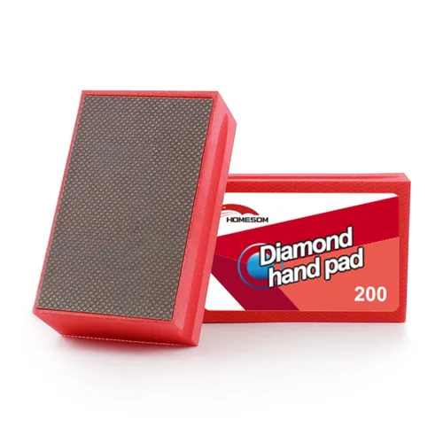 Almohadillas de pulido a mano de diamante Bloques de lijado trasero de espuma para lijado Cerámica Azulejo de vidrio Concreto Piedra de mármol