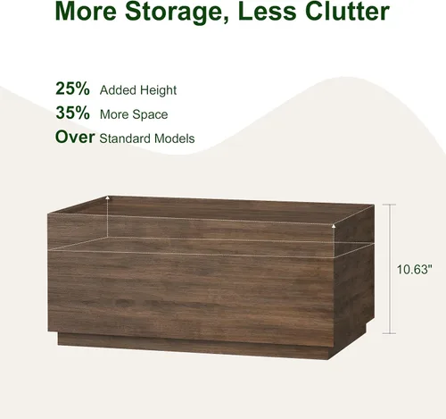 Miniatura 3 de woodtalks Cómoda apilable de 1 cajón, cómoda multiusos para dormitorio, armario de almacenamiento para entrada, mesita de noche, sofá junto a