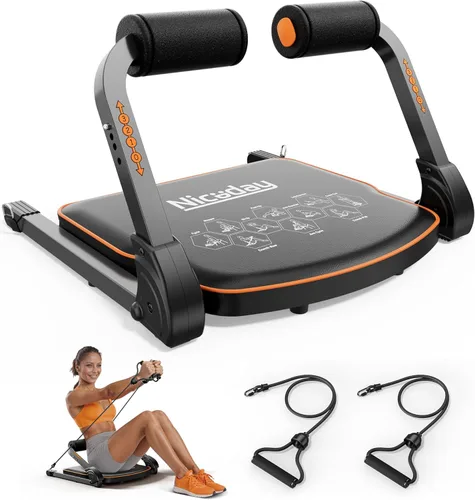 Niceday Equipo de Entrenamiento Abdominal, Máquina de Abdominales para Entrenamiento de Estómago, Máquina Entrenadora de Abdominales para el Hogar,