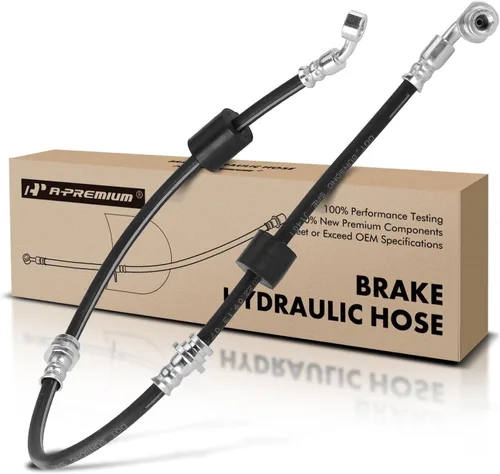 A-Premium Manguera hidráulica de freno delantero compatible con los modelos Chevy, GMC, Suzuki y Geo - Tracker 1989-1998 1.6L, Sidekick 1989-1998