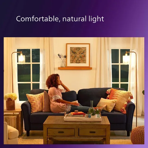 Miniatura 9 de PHILIPS Bombilla LED 65W BR30 Paquete de 4 Ultra Definición (2200K) 650 Lúmenes (7.5W = 65W) Bombillas regulables esmeriladas libres de parpadeo