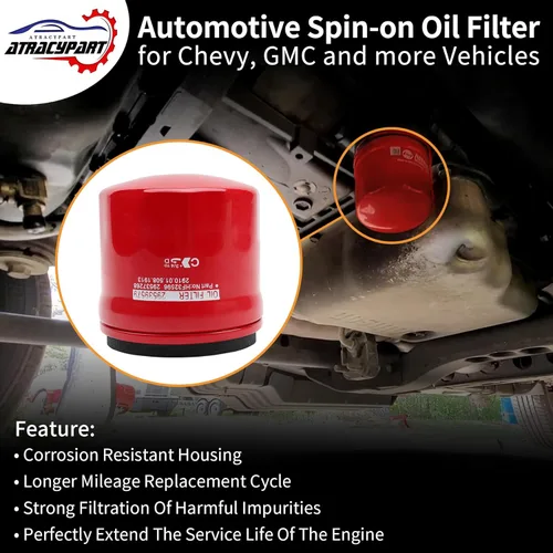 Miniatura 2 de Filtro de transmisión compatible con Allison 1000 2000 2400 Series, motor Duramax Diesel 6.6L, 01-19 Chevy Silverado/GMC Sierra 2500HD, 03-09