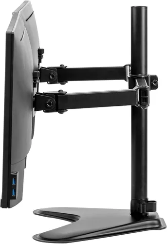 Miniatura 3 de Fellowes 8043701 Professional Series Soporte de monitor de computadora de pie para 2 monitores con brazos horizontales para monitor, capacidad