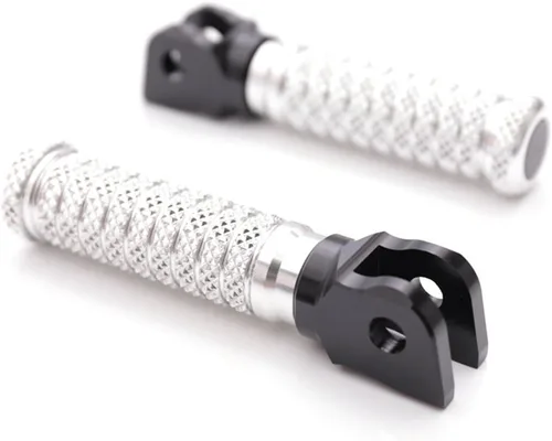 Miniatura 13 de MC MOTOPARTS POLE - Clavijas de pie delanteras elevadoras de extensión CNC de 0.984 in compatibles con YZF R3 2015-2017