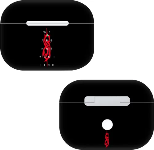 Head Case Designs Calcomanía de vinilo con logotipo de Slipknot con licencia oficial de We are Not Your Kind, compatible con Apple AirPods Pro