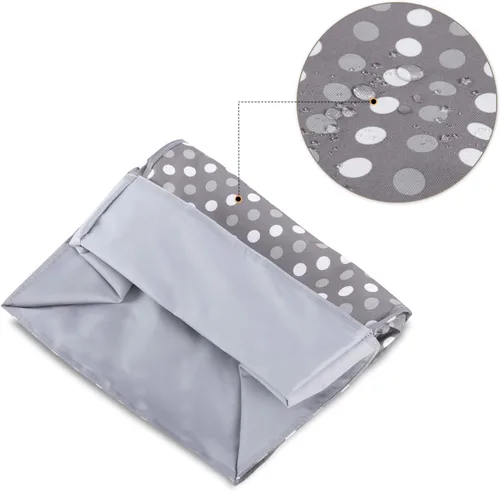 Miniatura 4 de Funda protectora Luxja compatible con batidora de 4.5 cuartos y 5 cuartos de galón, funda de tela con bolsillos para batidora y accesorios Gris
