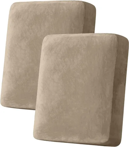 Miniatura 84 de Funda para Sofá de Terciopelo Elástico Funda de Cojín de Sofá 1 Pieza - Funda Deslizable Elástica Lavable para Asiento o Respaldo, Fundas de Asiento