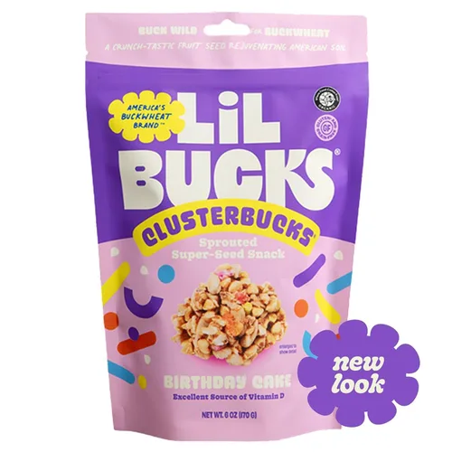 Miniatura 3 de Clusterbucks Superfood Clusters – Granola sin cereales, apta para dieta keto con trigo sarraceno germinado cultivado de forma regenerativa – Snack