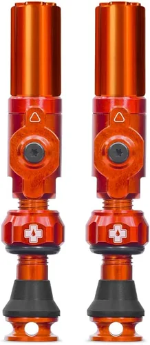 Miniatura 11 de Muc-Off Big Bore - Válvulas híbridas sin cámara, iridiscentes de 1.772 in, tapones antipolvo de precisión para bicicletas con revolucionaria