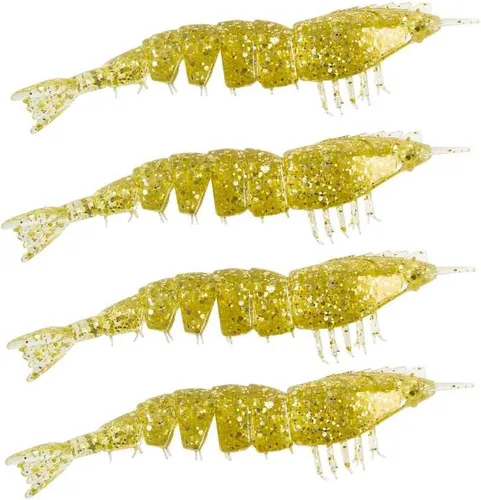 Miniatura 4 de Z-MAN EZ ShrimpZ - Anzuelo de pesca de camarón blando de 8.9 cm sin enganchar, 4