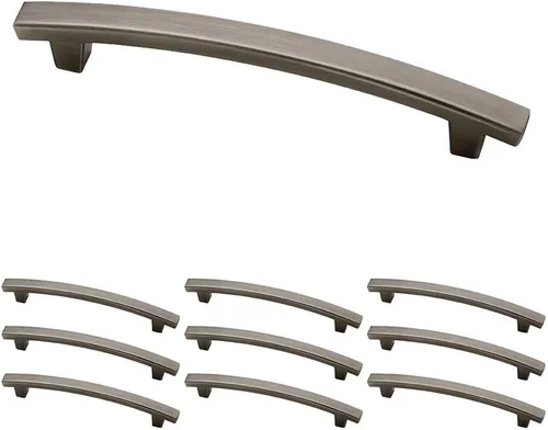 Miniatura 21 de Tiradores de níquel satinado de 5 pulgadas para muebles de cocina y cajones, de Franklin Brass, P29616K-SN-B Níquel cepillado