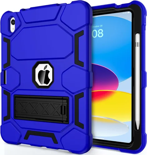 Miniatura 33 de CCMAO Funda para iPad de 6ª/5ª generación (9.7 pulgadas, 2018/2017), iPad Air de 2ª generación (2014) con soporte, funda protectora híbrida a prueba