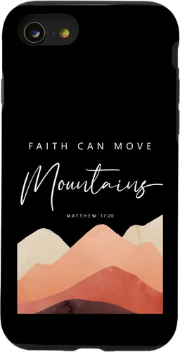 Miniatura 18 de iPhone 12/12 Pro Faith Can Move Mountains - Funda cristiana inspiradora Mateo 17 20