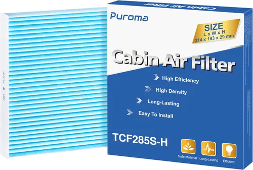 Puroma Filtro de aire de cabina HEPA, compatible con CP285, CF10285, Toyota Camry, RAV4, Highlander, Corolla, Sienna, Tundra, Prius, 4Runner, Subaru