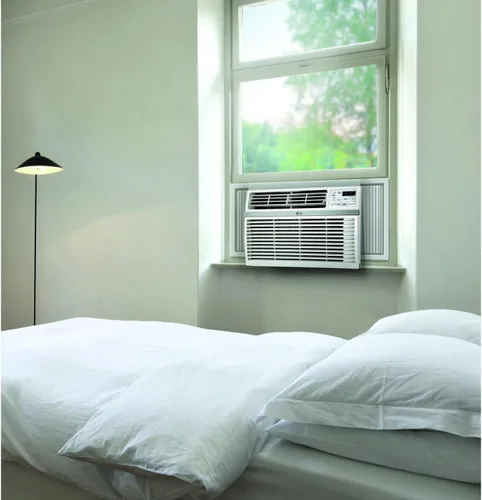 Miniatura 3 de LG 8,000 Aire acondicionado de ventana, 115 V, 350 pies cuadrados. (14' x 25' Tamaño de habitación), Funcionamiento silencioso, Control electrónico