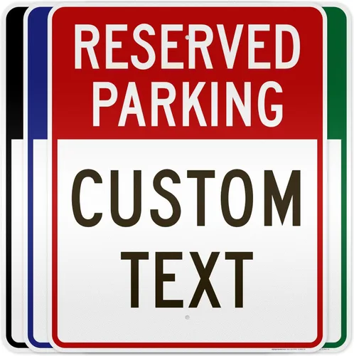 Miniatura 10 de My Sign Center - Letrero de estacionamiento reservado, letreros de estacionamiento personalizados para negocios, 12 x 18 pulgadas, reflectante 3M