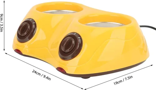 Miniatura 7 de Olla para fundir chocolate, mini olla eléctrica para fondue con doble olla de fusión, máquina de templado de chocolate de queso para derretir