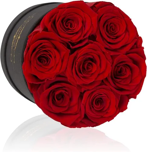 Miniatura 2 de NATROSES - Rosas preservadas, rosas en caja que duran hasta tres años, rosas duraderas para ella, regalos de flores preservadas para ella, regalos