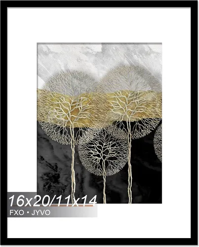 Miniatura 158 de Fxojyvo Marco de Fotos de 4x6, Muestra Foto de 3.5x5 con Paspartú o 4 x 6 Sin Paspartú, Liviano y de Alta Transparencia Marco de 4 por 6 para Pared