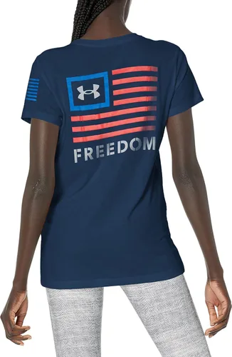 Miniatura 2 de Under Armour Nueva camiseta Freedom Banner para mujer