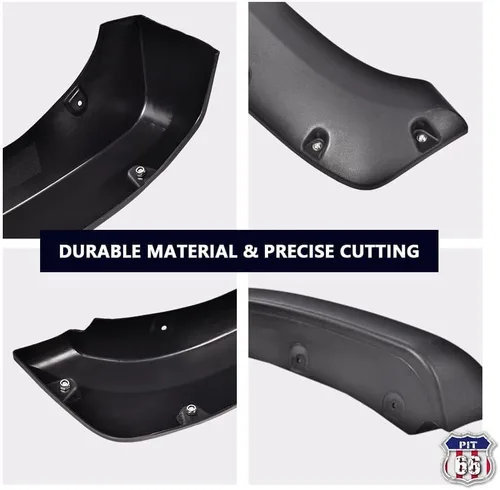 Miniatura 8 de PIT66 Guardabarros para guardabarros, compatible con Chevy Silverado 1500/2014 Silverado 2500HD 3500HD Fleetside New Body de 6.5 pies/8 pies