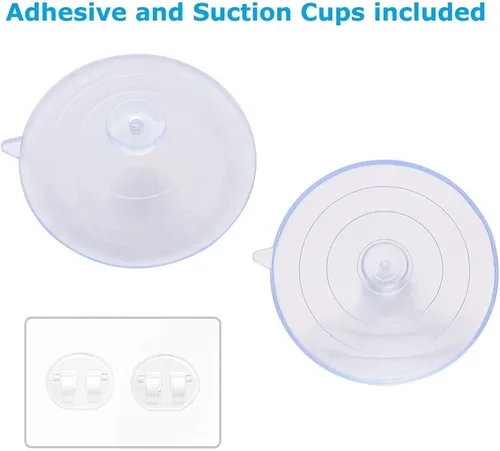 Miniatura 7 de TESOT Organizador de fregadero con soporte para esponja para fregadero de cocina, colgador para paños de cocina 2 opciones de suspensión