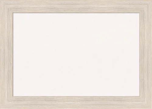Miniatura 23 de Amanti Art Tablero de corcho blanco para pared (32 x 24) con marco de madera blanco blanco y blanco, tablero de corcho mediano para oficina, tablero