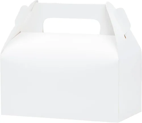 Miniatura 14 de UnicoPak Paquete de 30 cajas de regalo de fiesta a dos aguas rosadas, cajas de bolsas de regalos para golosinas, galletas, dulces, ideales