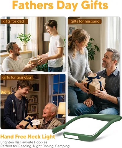 Miniatura 2 de Luz de lectura para el cuello, luz recargable de 80 horas para leer en la cama, lámpara de lectura ancha amigable con los ojos, brazos flexibles
