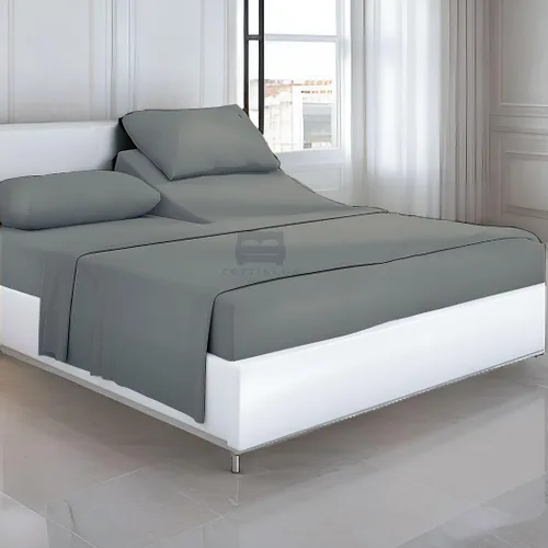 Miniatura 21 de Cottingon Juego de sábanas de 4 piezas para camas ajustables, 100% algodón egipcio de 28 pulgadas, hojas de cabeza flexible para dormir con números