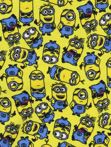 Miniatura 3 de INTIMO Despicable Me Minions Crew Bob Stuart Phil Kevin - Conjunto de pijama ajustado para niños
