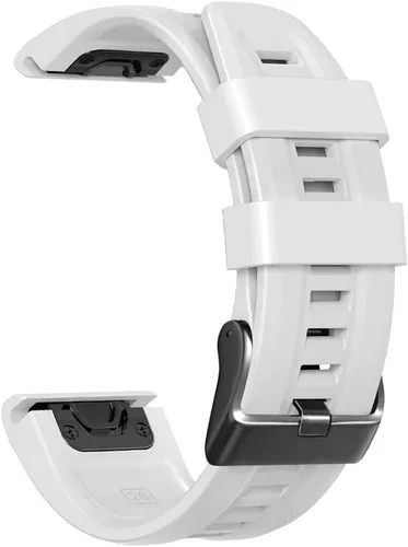 Miniatura 20 de REYDA Correa de silicona compatible con Garmin Fenix 7X/7X Pro/6X/6X Pro/5X/5X Plus/3/3 HR, 1.024 in, ajuste rápido, pulsera de silicona suave
