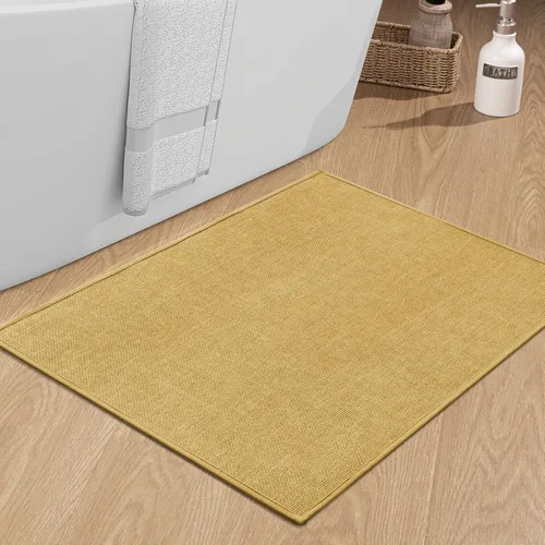 Miniatura 10 de chakme Alfombras de Baño 24x17, Alfombra de Baño Ultra Delgada Antideslizante Pequeña de Secado Rápido Absorbente para Piso de Baño