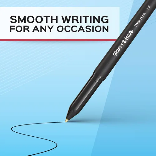 Miniatura 5 de Bolígrafos Paper Mate Write Bros. de tinta negra, punta media (1.0mm), 60