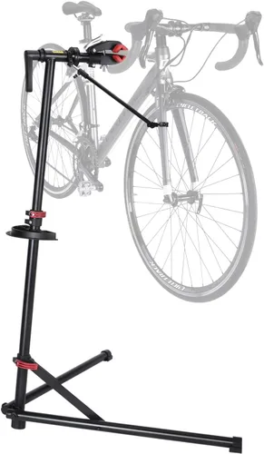 Miniatura 7 de CXWXC - Soporte de reparación de bicicleta con limpiador - Soporte de mantenimiento y mecánica para bicicletas en el hogar - Altura ajustable