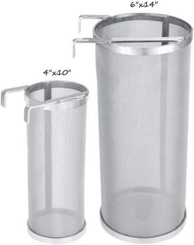 Miniatura 6 de Colador de araña de 4 x 10 pulgadas de 300 micrones para el hogar Hervidor de filtro de cerveza