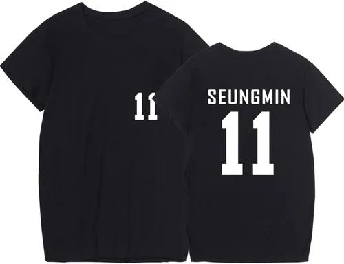 Miniatura 8 de Skz 5 Star Album Merch Shirt Felix Jisung Hyunjin Minho Bangchan Changbin Concerts Tee Rockstar 8th Tops