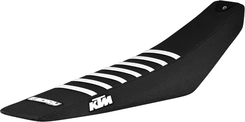 Miniatura 5 de Enjoy Mfg Funda de asiento - Compatible con KTM 2023 SX-SXF 125-450 Logo #352 (Todo Azul KTM KTM Costillas Naranja KTM Enjoy Logos)