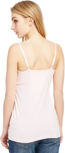 Miniatura 8 de Motherhood Maternity Camiseta sin mangas de lactancia con clip para mujer con correas ajustables y brasier integrado para lactancia materna