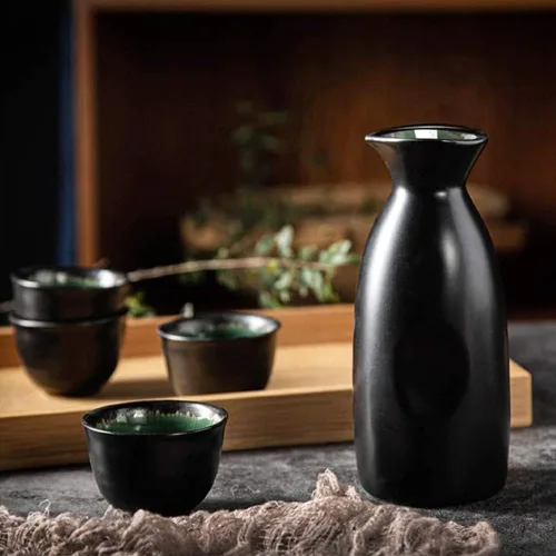 Miniatura 6 de Juego de 5 tazas de sake japonesas tradicionales japonesas de saki pintadas a mano, cerámica de porcelana, cerámica, vasos de sake, regalos