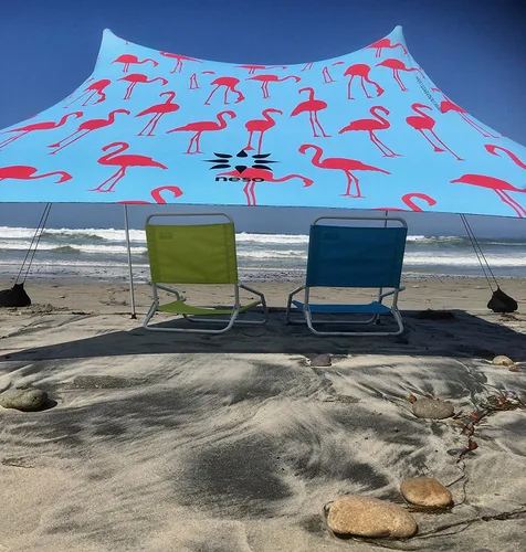 Miniatura 22 de Neso Tienda de Campaña Portátil para Playa Refugio Solar con Anclaje de Arena - Toldo Ligero de Sombra para Playa - Fácil Instalación para Salidas