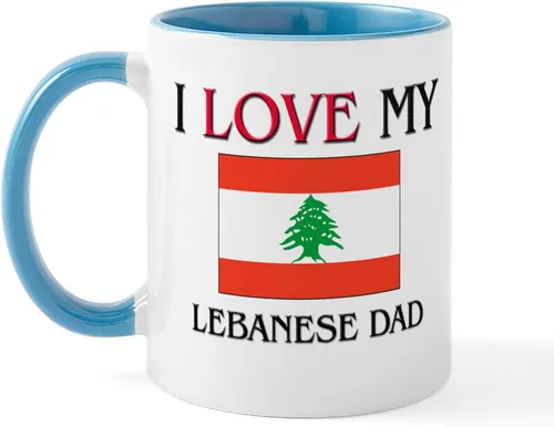 Miniatura 24 de CafePress #1 - Taza de café de cerámica libanesa de 11 oz (11.0 fl oz)