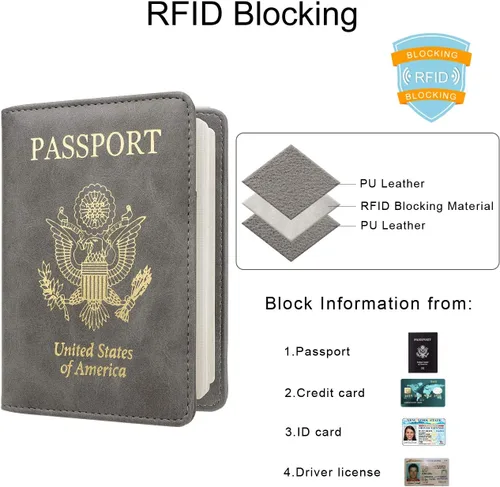 Miniatura 3 de Walnew RFID - Funda para pasaporte