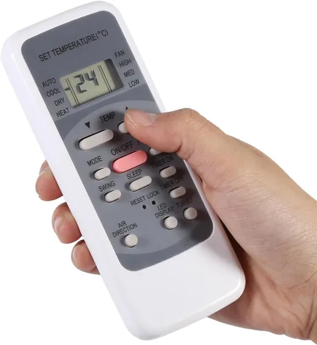 Miniatura 9 de [Paquete de 2] R51M/E Control remoto de repuesto para aire acondicionado, control remoto de aire acondicionado compatible con R51 Series R51/E