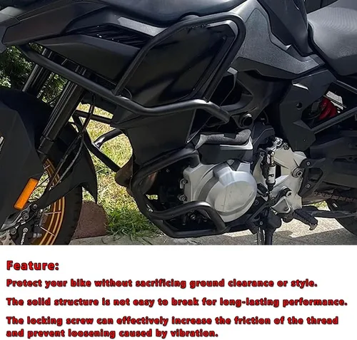 Miniatura 2 de Worldmotop - Protectores de mano de repuesto para BMW F750GS F750 GS 2018 2019 2020 2021 2022 2023 (negro)