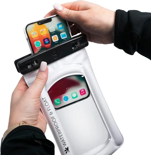 Miniatura 3 de geckobrands Bolsa seca flotante para teléfono, bolsa impermeable y flotante, se adapta a la mayoría de los modelos de iPhone y Samsung Galaxy Verde