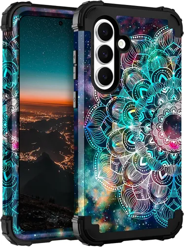 Miniatura 56 de Hocase Funda para Galaxy S20 FE 5G, Protección resistente a prueba de golpes, goma de silicona suave + parachoques de plástico duro, funda